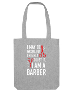 BARBER Sacoșă textilă