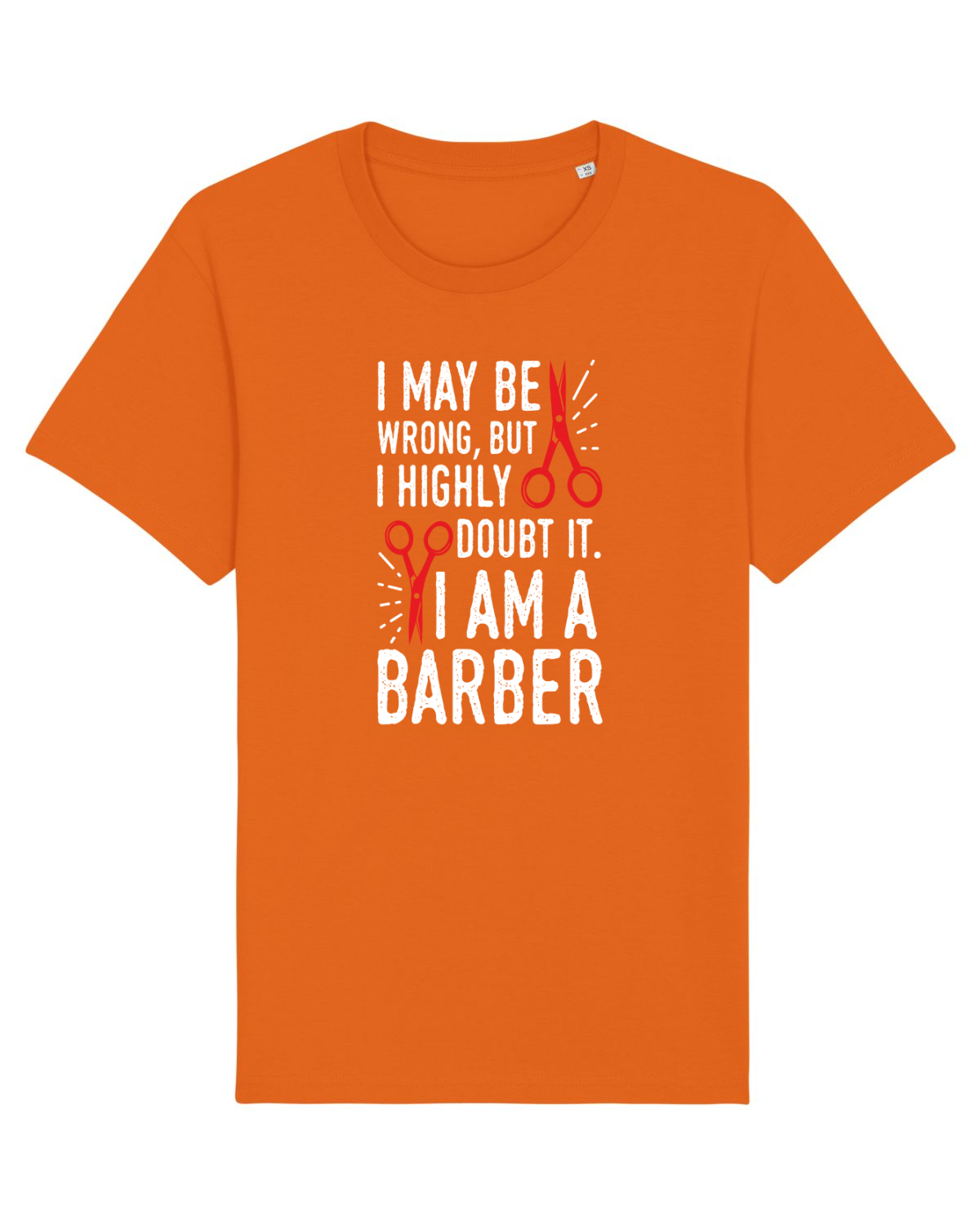Tricou mânecă scurtă Unisex Rocker Bright Orange