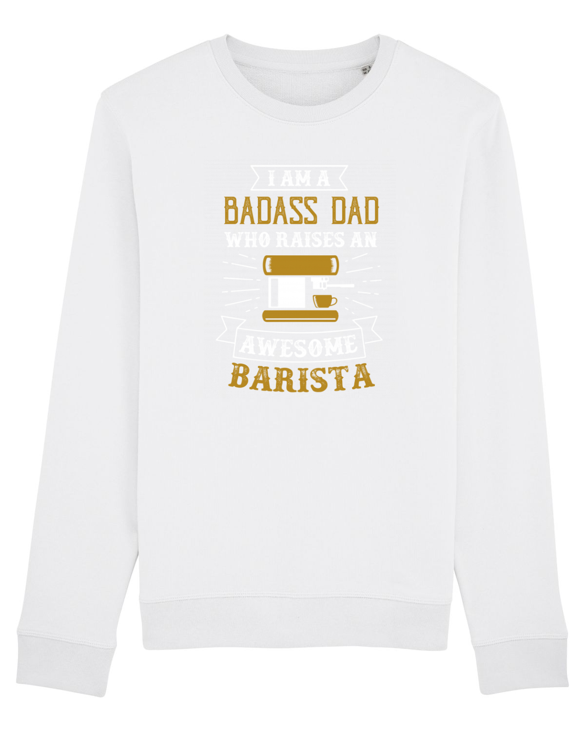 Bluză mânecă lungă Unisex Rise White