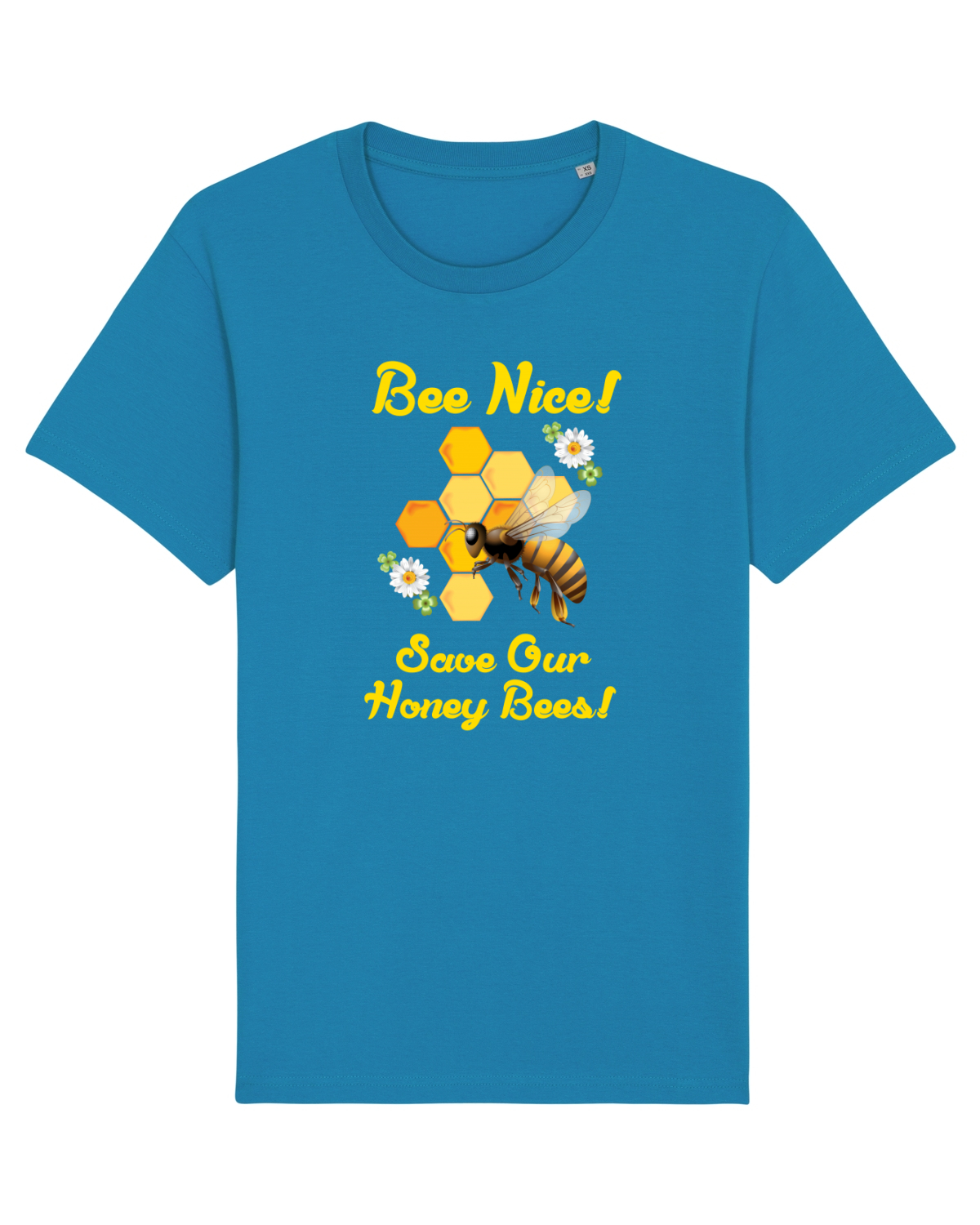 Tricou mânecă scurtă Unisex Rocker Azur