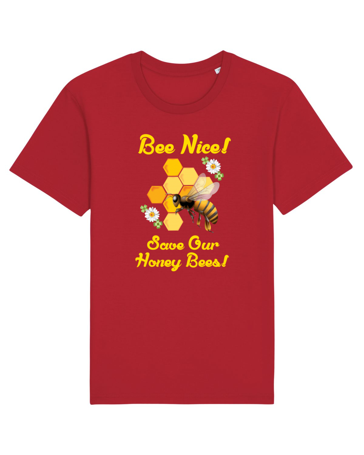 Tricou mânecă scurtă Unisex Rocker Red