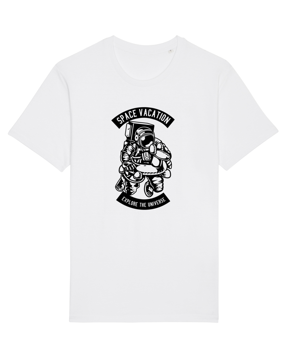 Tricou mânecă scurtă Unisex Rocker White