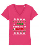 SANTA Tricou mânecă scurtă guler V Damă Evoker