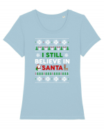 SANTA Tricou mânecă scurtă guler larg fitted Damă Expresser