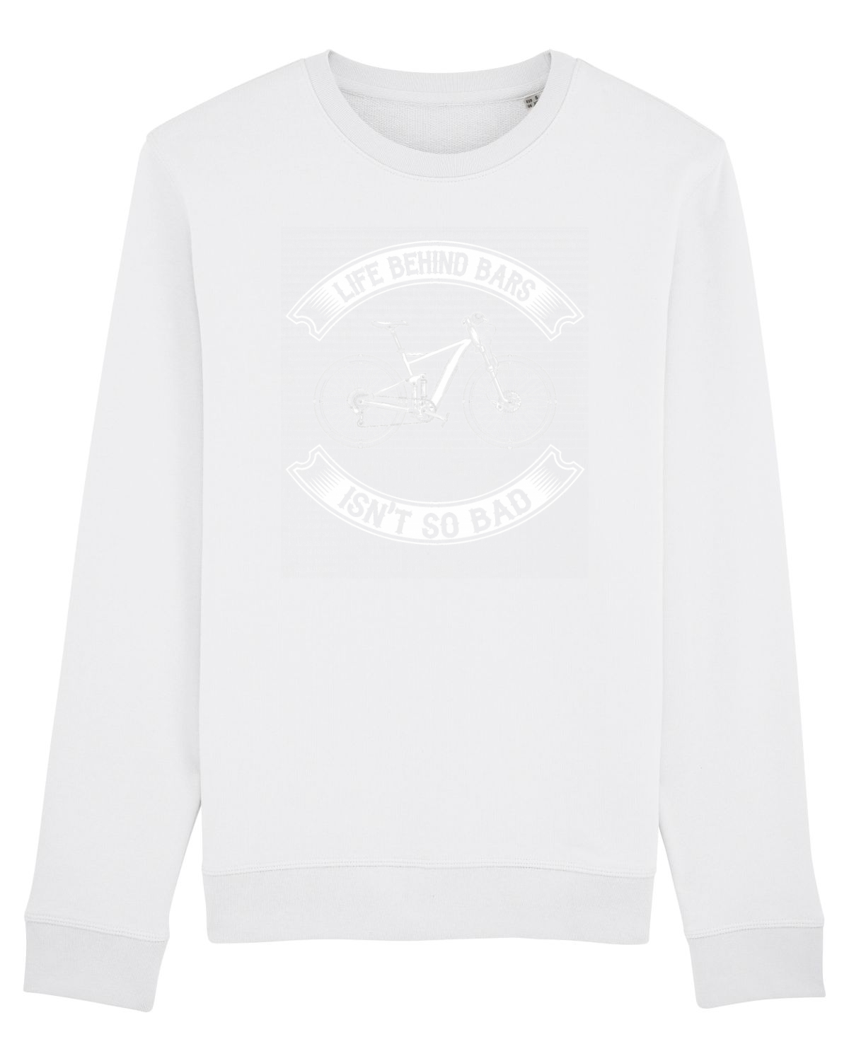 Bluză mânecă lungă Unisex Rise White