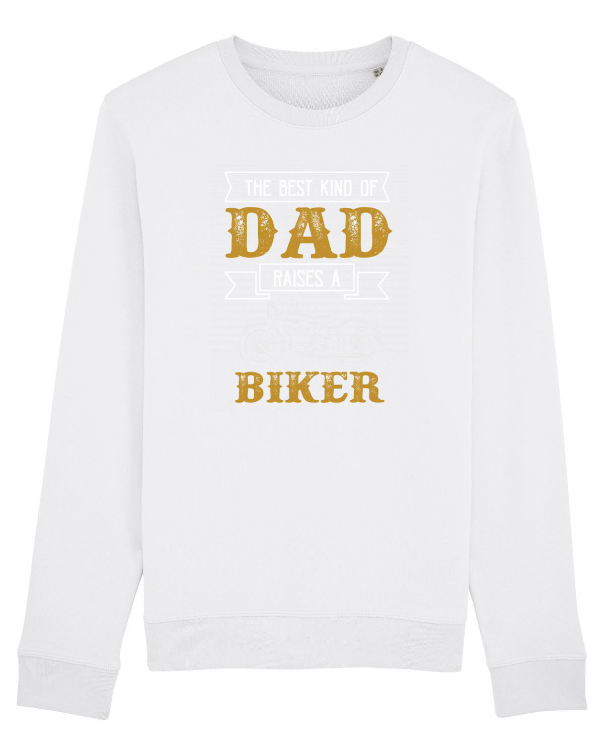 Bluză mânecă lungă Unisex Rise White