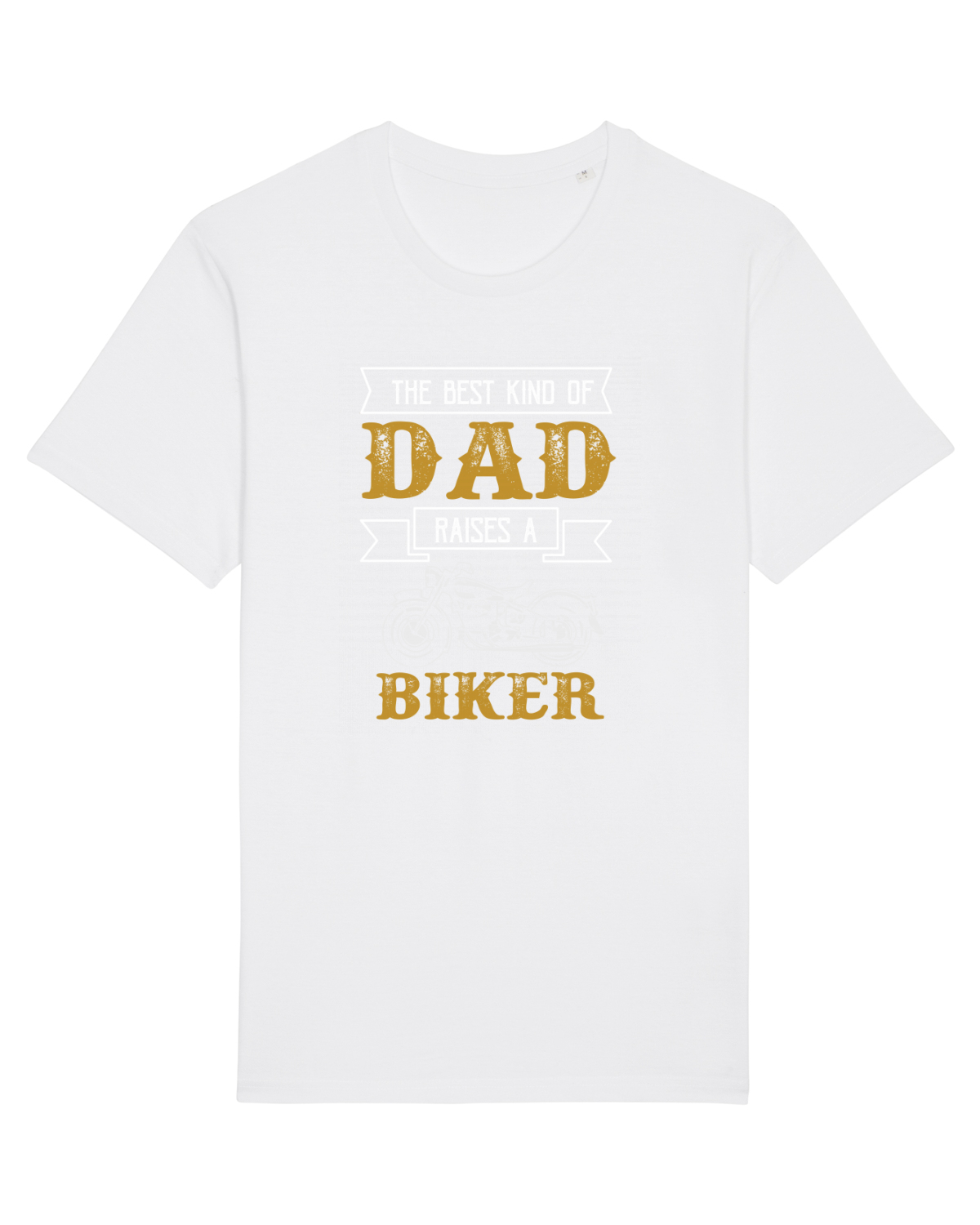 Tricou mânecă scurtă Unisex Rocker White