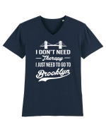 BROOKLYN Tricou mânecă scurtă guler V Bărbat Presenter