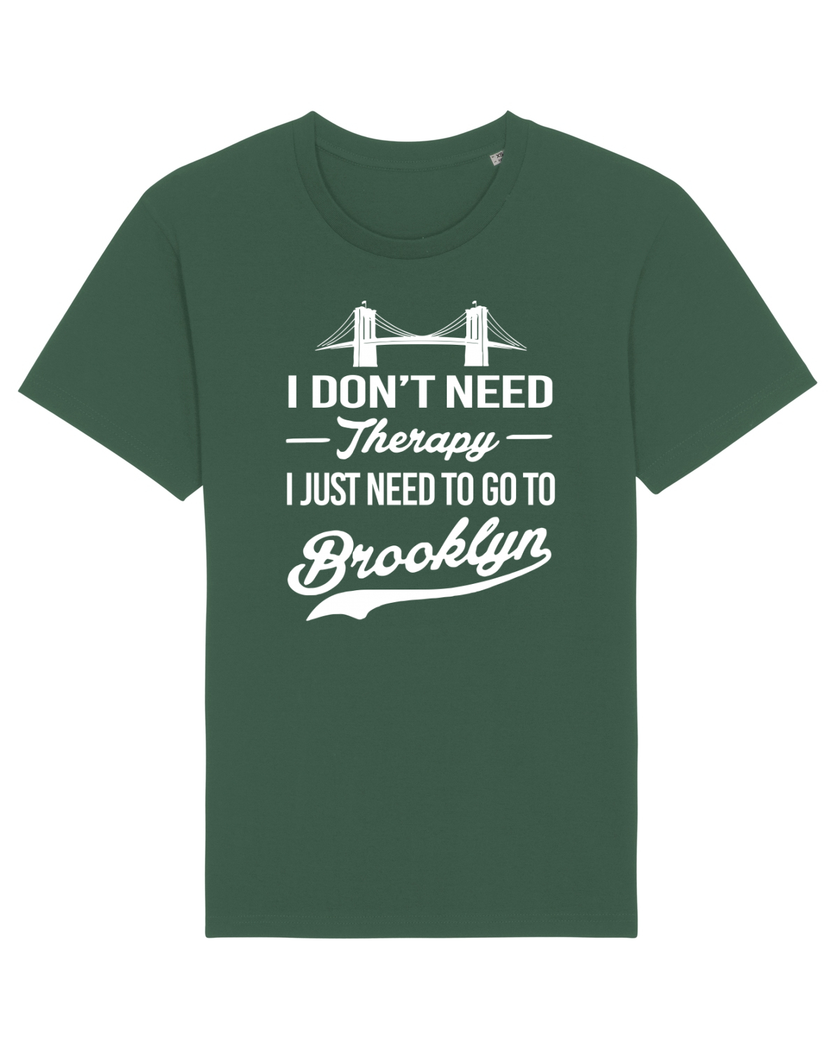 Tricou mânecă scurtă Unisex Rocker Bottle Green
