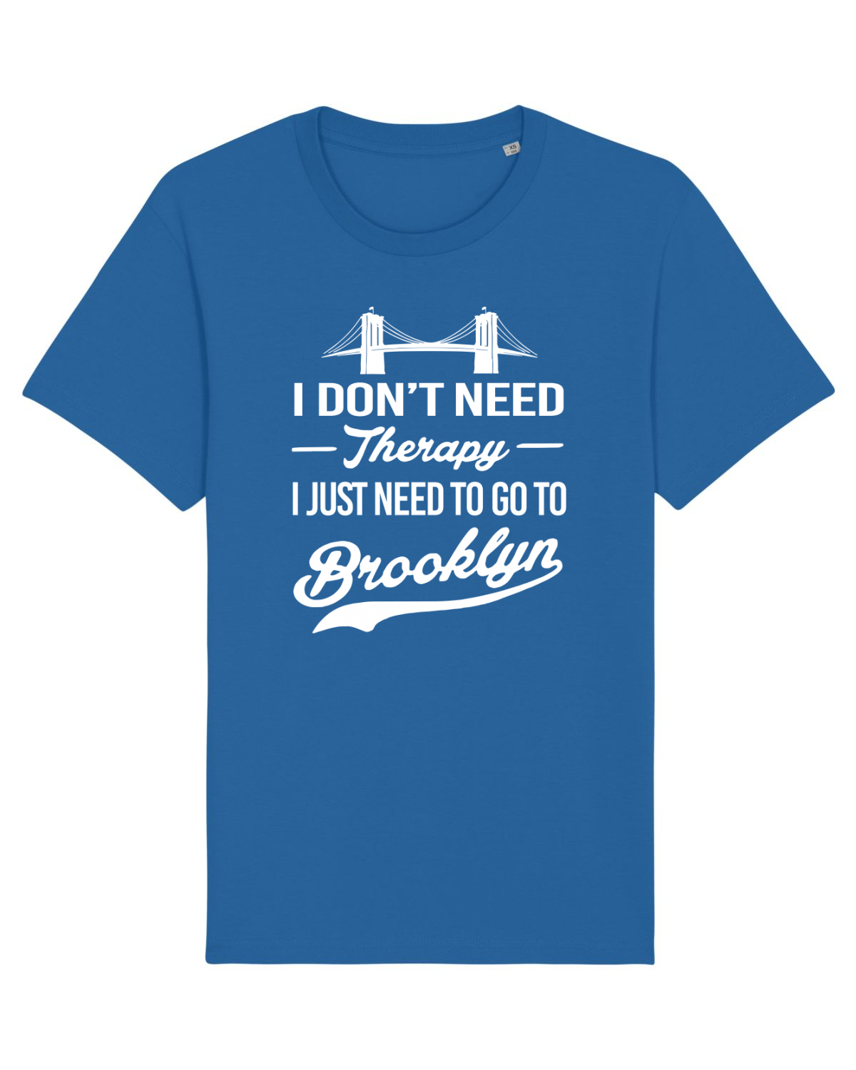 Tricou mânecă scurtă Unisex Rocker Royal Blue