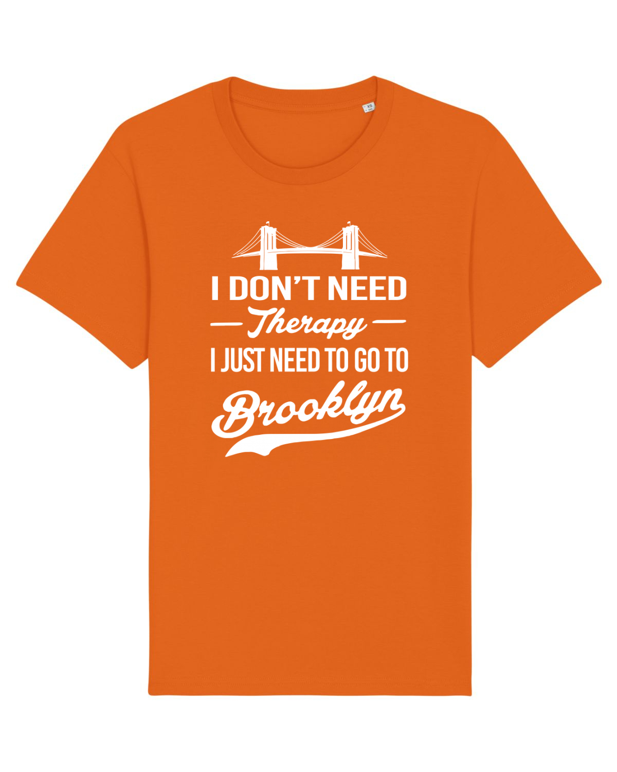 Tricou mânecă scurtă Unisex Rocker Bright Orange