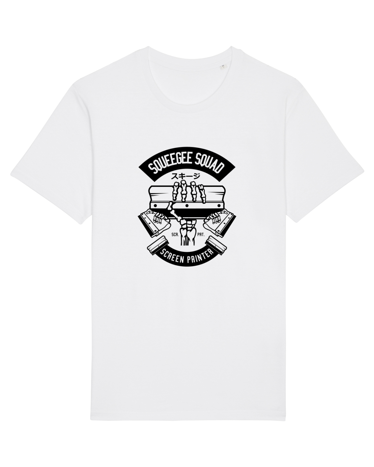 Tricou mânecă scurtă Unisex Rocker White