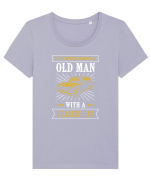 CLASSIC CAR Tricou mânecă scurtă guler larg fitted Damă Expresser