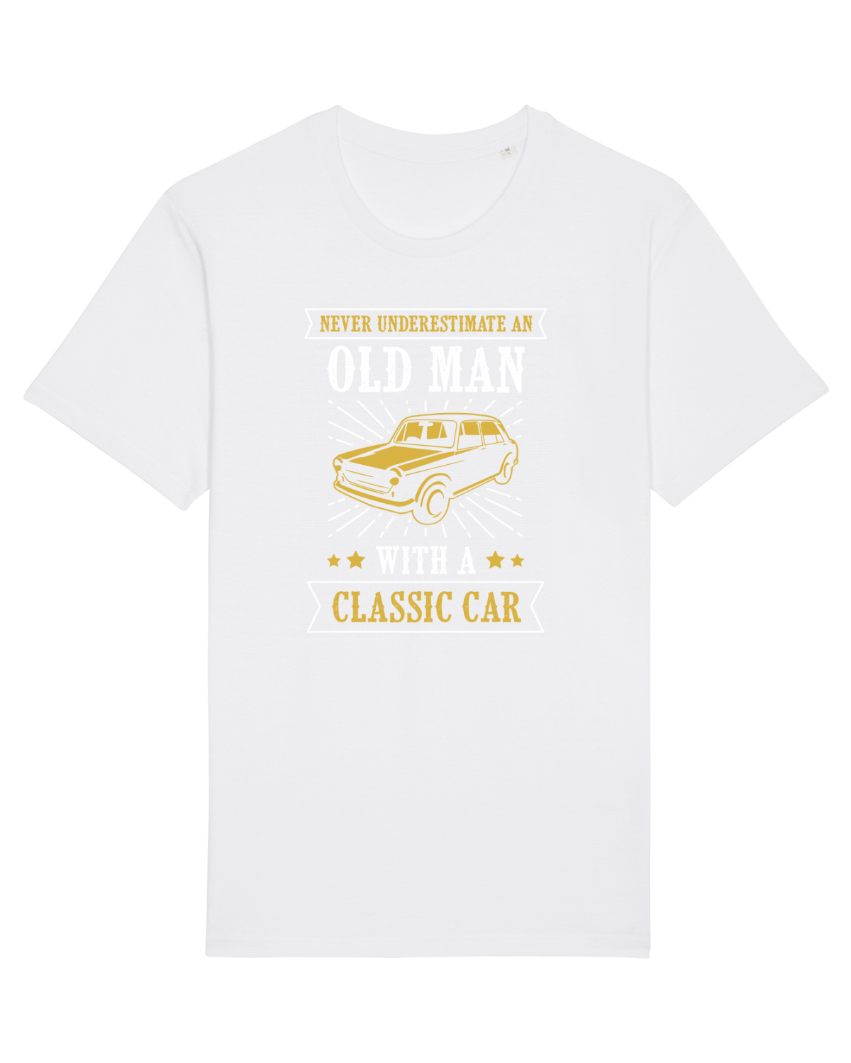 Tricou mânecă scurtă Unisex Rocker White