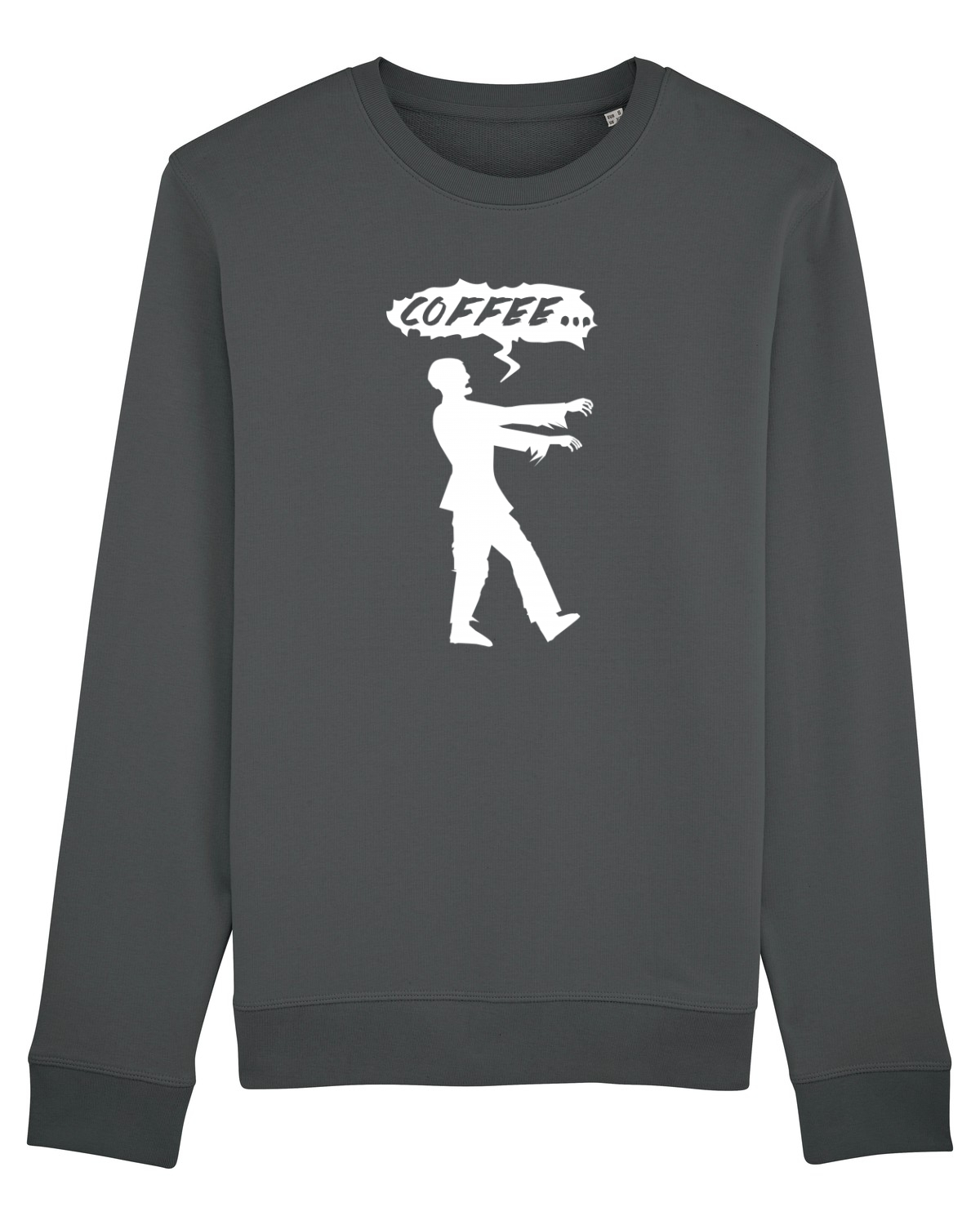 Bluză mânecă lungă Unisex Rise Anthracite