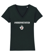 COFFEE Tricou mânecă scurtă guler V Damă Evoker