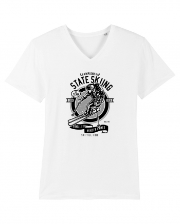 Championship Ski Black White