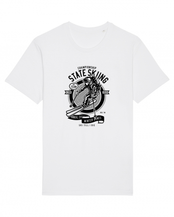 Championship Ski Black White