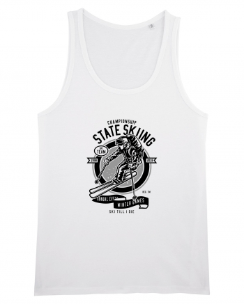 Championship Ski Black White
