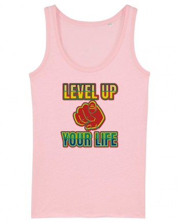 Level Up Your Life Cotton Pink