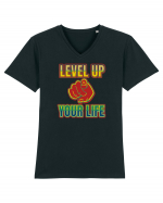 Level Up Your Life Tricou mânecă scurtă guler V Bărbat Presenter