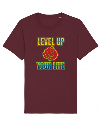 Level Up Your Life Burgundy