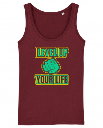 Level Up Your Life Burgundy