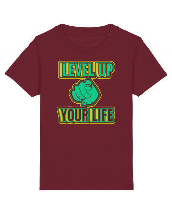 Level Up Your Life Burgundy