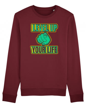 Level Up Your Life Burgundy