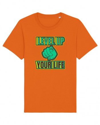 Level Up Your Life Bright Orange