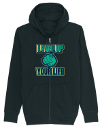 Level Up Your Life Hanorac cu fermoar Unisex Connector