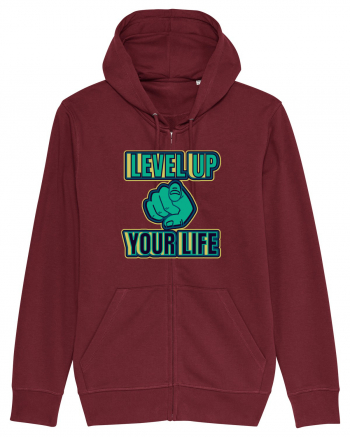 Level Up Your Life Burgundy