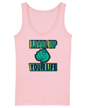 Level Up Your Life Cotton Pink