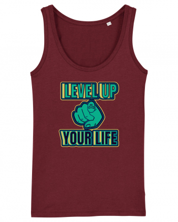 Level Up Your Life Burgundy