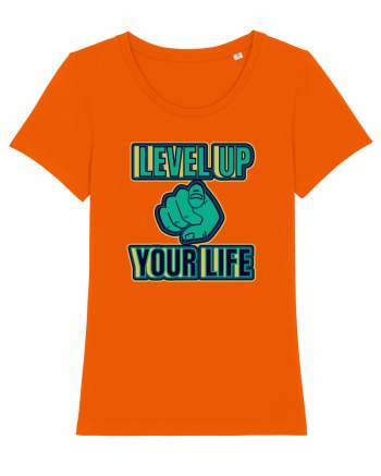 Level Up Your Life Bright Orange