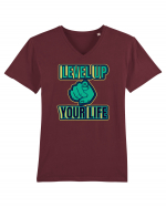 Level Up Your Life Tricou mânecă scurtă guler V Bărbat Presenter