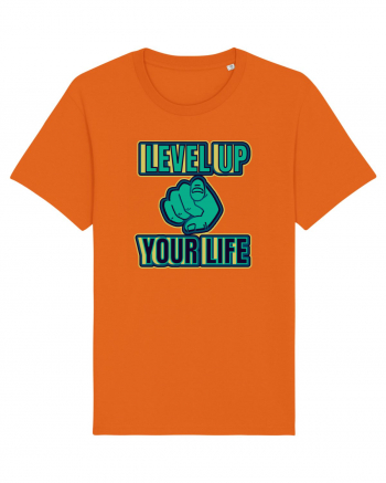 Level Up Your Life Bright Orange