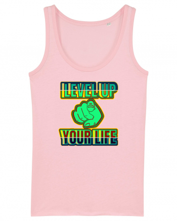 Level Up Your Life Cotton Pink