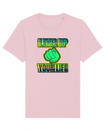 Level Up Your Life Cotton Pink