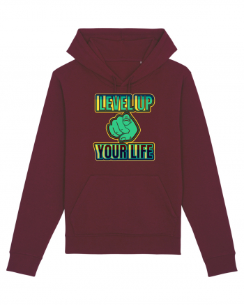 Level Up Your Life Burgundy