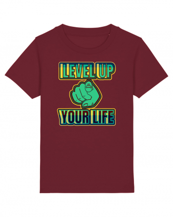 Level Up Your Life Burgundy