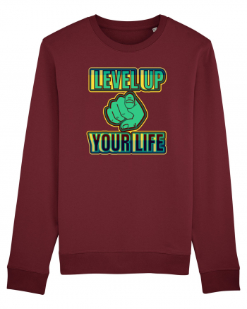 Level Up Your Life Burgundy