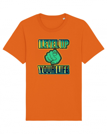 Level Up Your Life Bright Orange