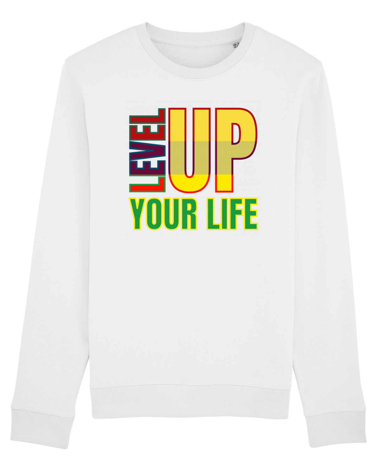 Bluză mânecă lungă Unisex Rise White