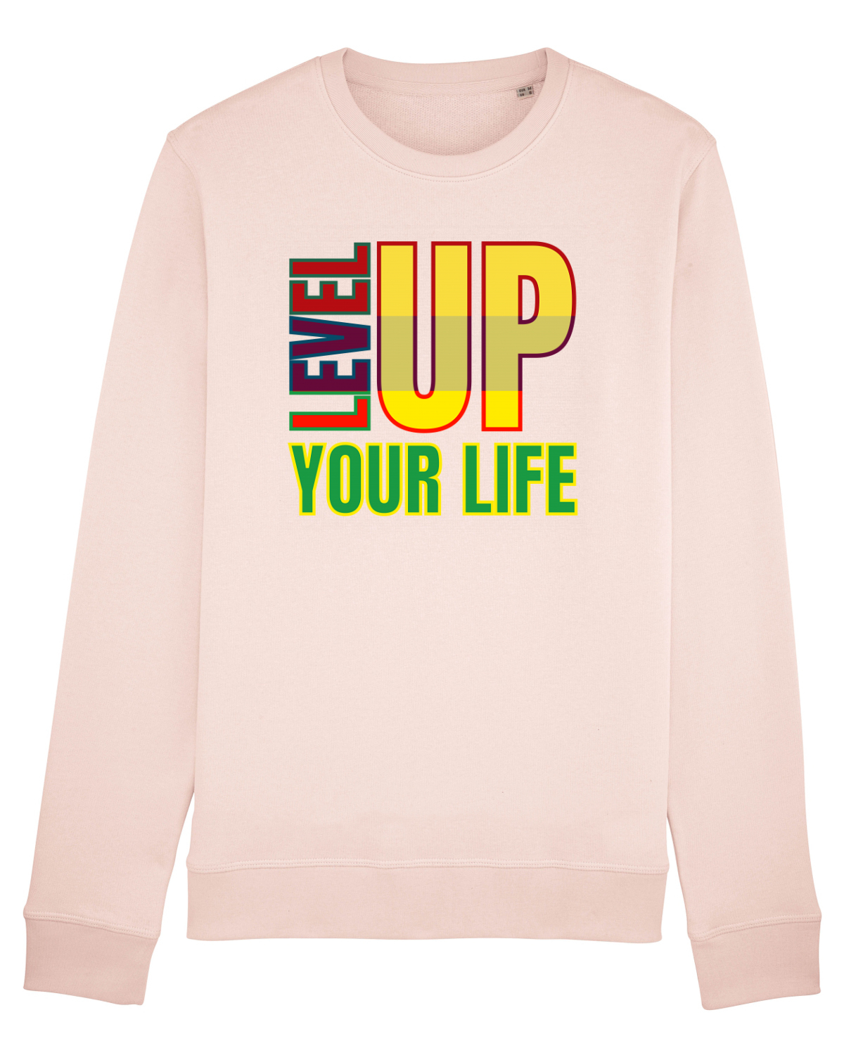 Bluză mânecă lungă Unisex Rise Candy Pink