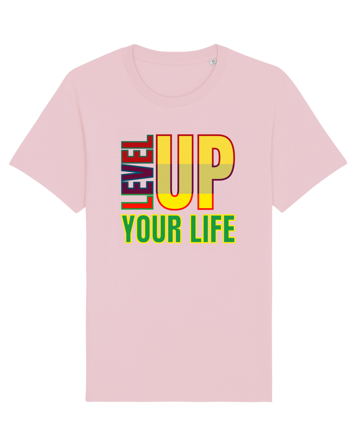 Tricou mânecă scurtă Unisex Rocker Cotton Pink