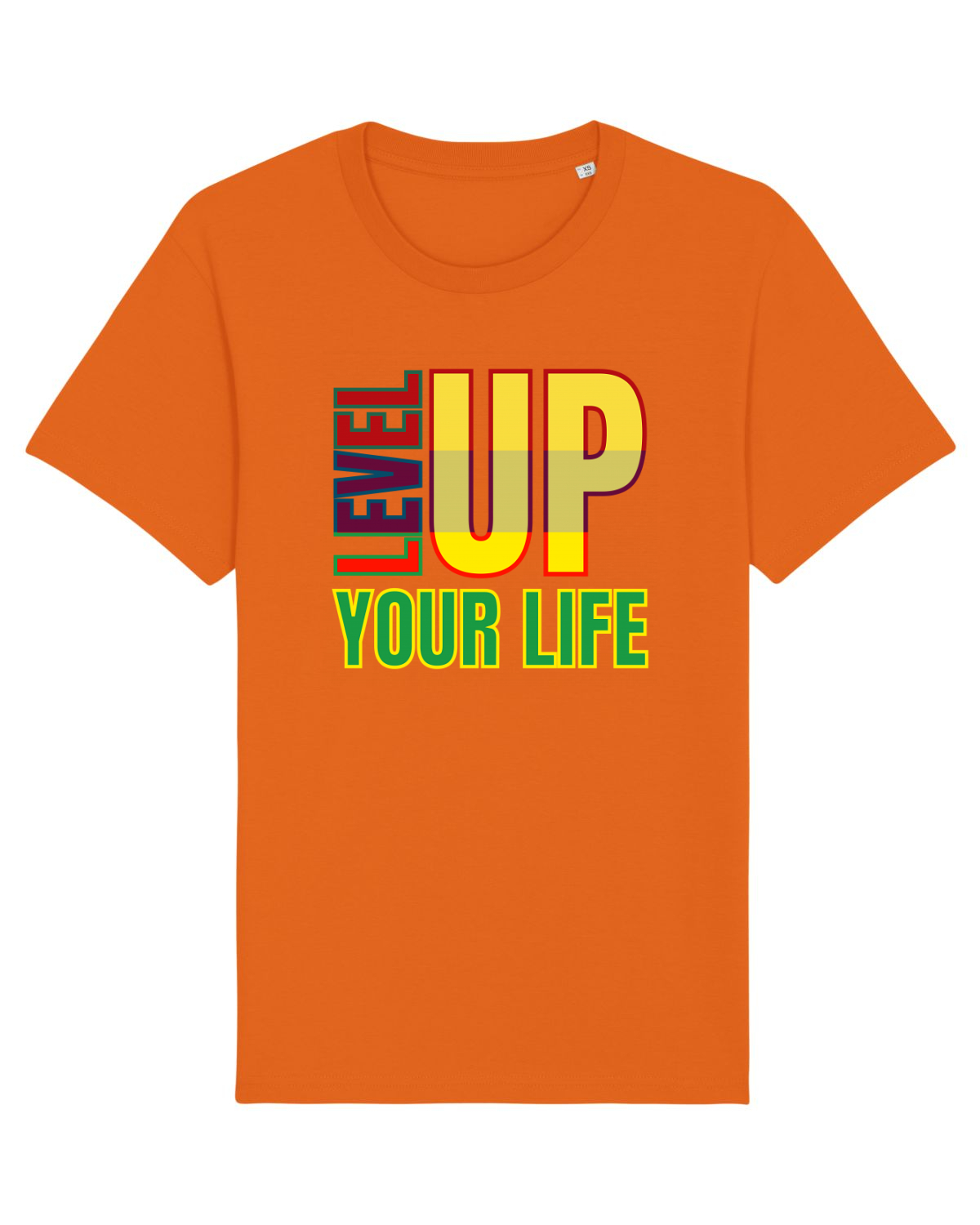 Tricou mânecă scurtă Unisex Rocker Bright Orange