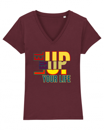 Level Up Your Life Burgundy