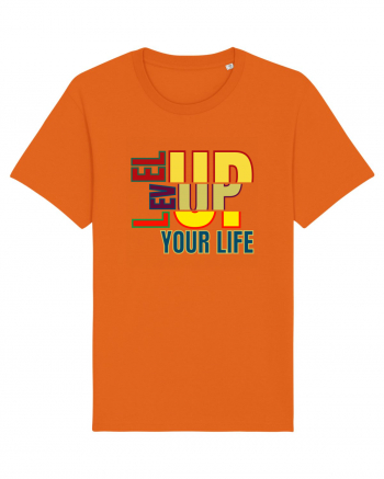 Level Up Your Life Bright Orange