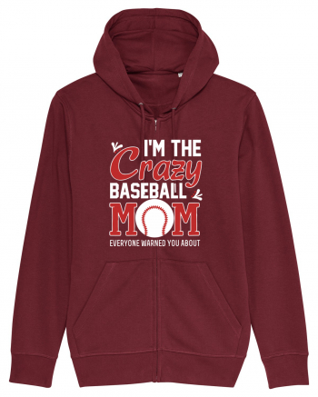 BASEBALL MOM Burgundy